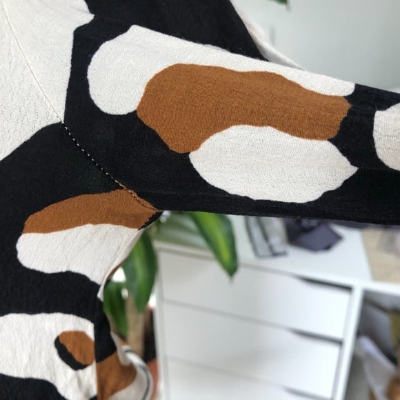 Marimekko Pauli Gathered Sleeve Blouse EU34 - Picture 7 of 8